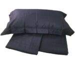 Completo letto Chantal con orlo a giorno in raso - immagine 8