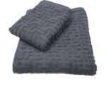 Set 1+1 Asciugamani Spugna Trendy By Via Roma 60 - immagine 5