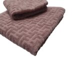 Set 1+1 Asciugamani Spugna Trendy By Via Roma 60