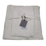 Completo lenzuola matrimoniale in lino linea Feelum by Agostini Firenze - immagine 2