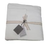 Completo lenzuola matrimoniale in lino linea Feelum by Agostini Firenze