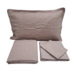 Completo lenzuola matrimoniale in lino linea Feelum by Agostini Firenze - immagine 7